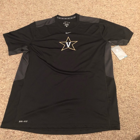 Nike Vanderbilt Vandy Dri Fit Shirt New 